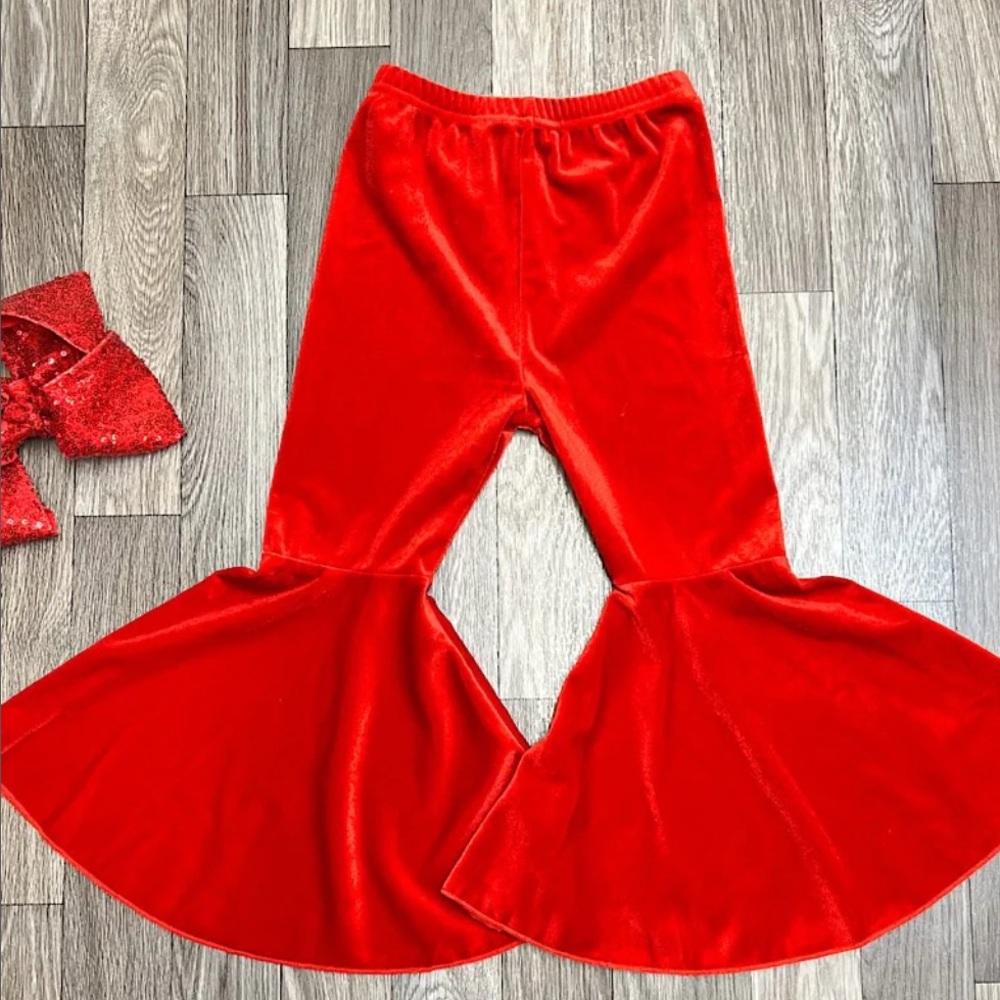 Red Velvet Pants
